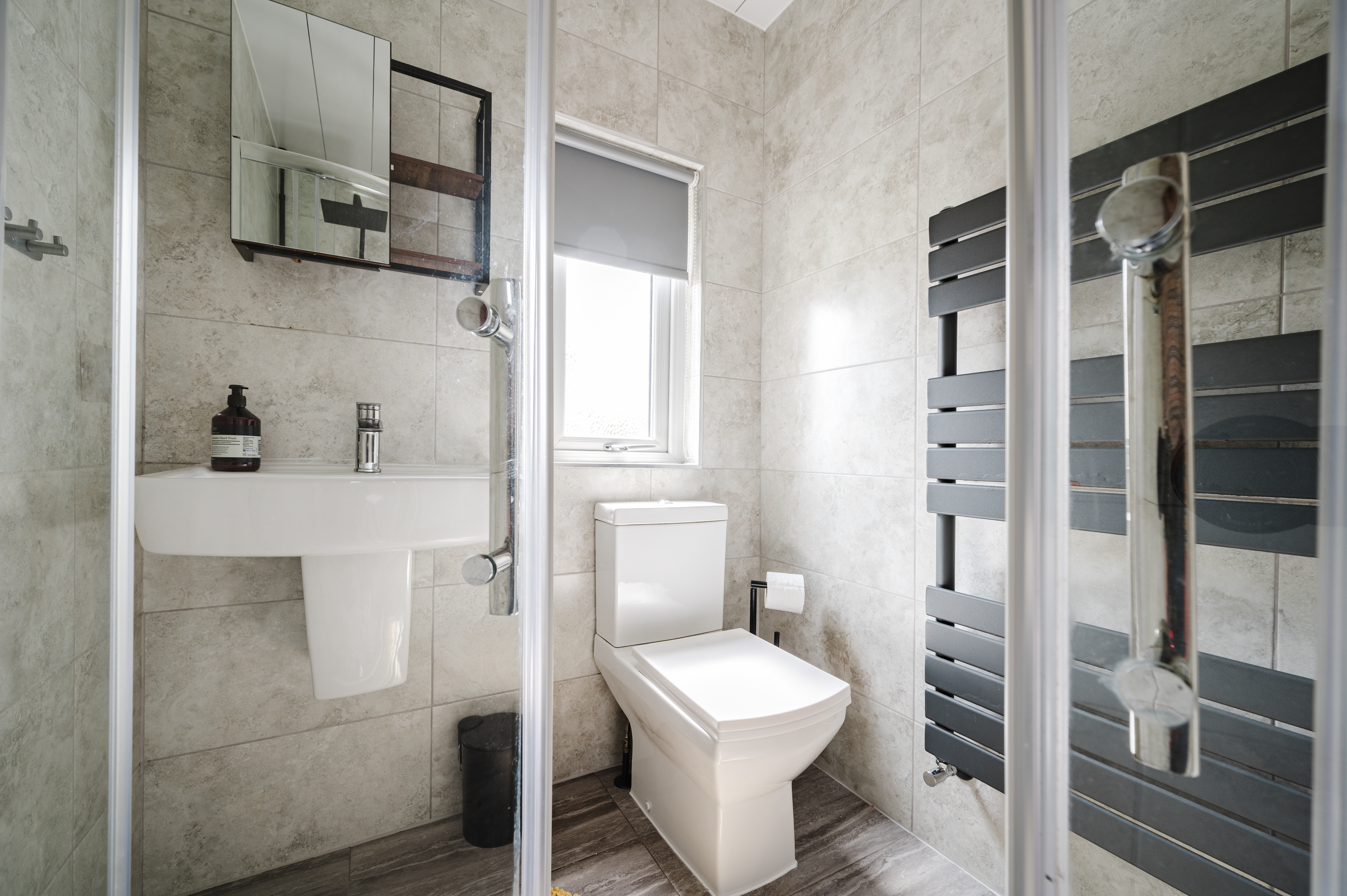 Heaton House shower