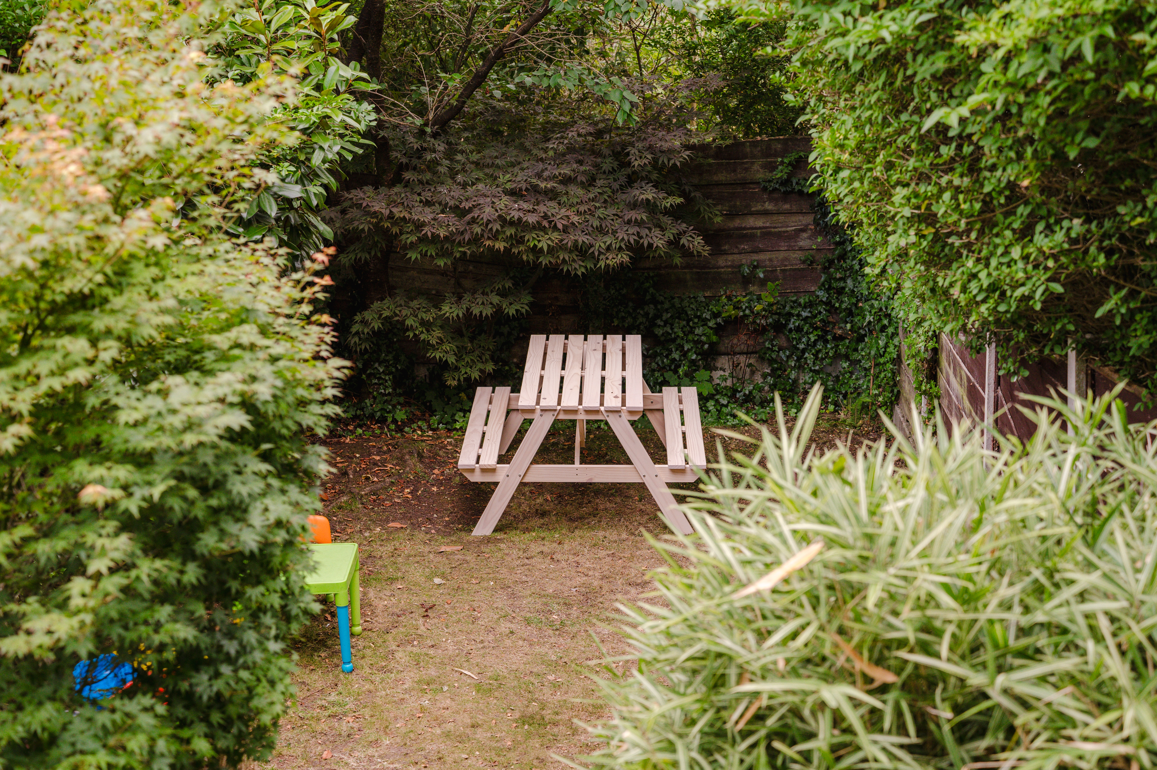 Hilton House back garden
