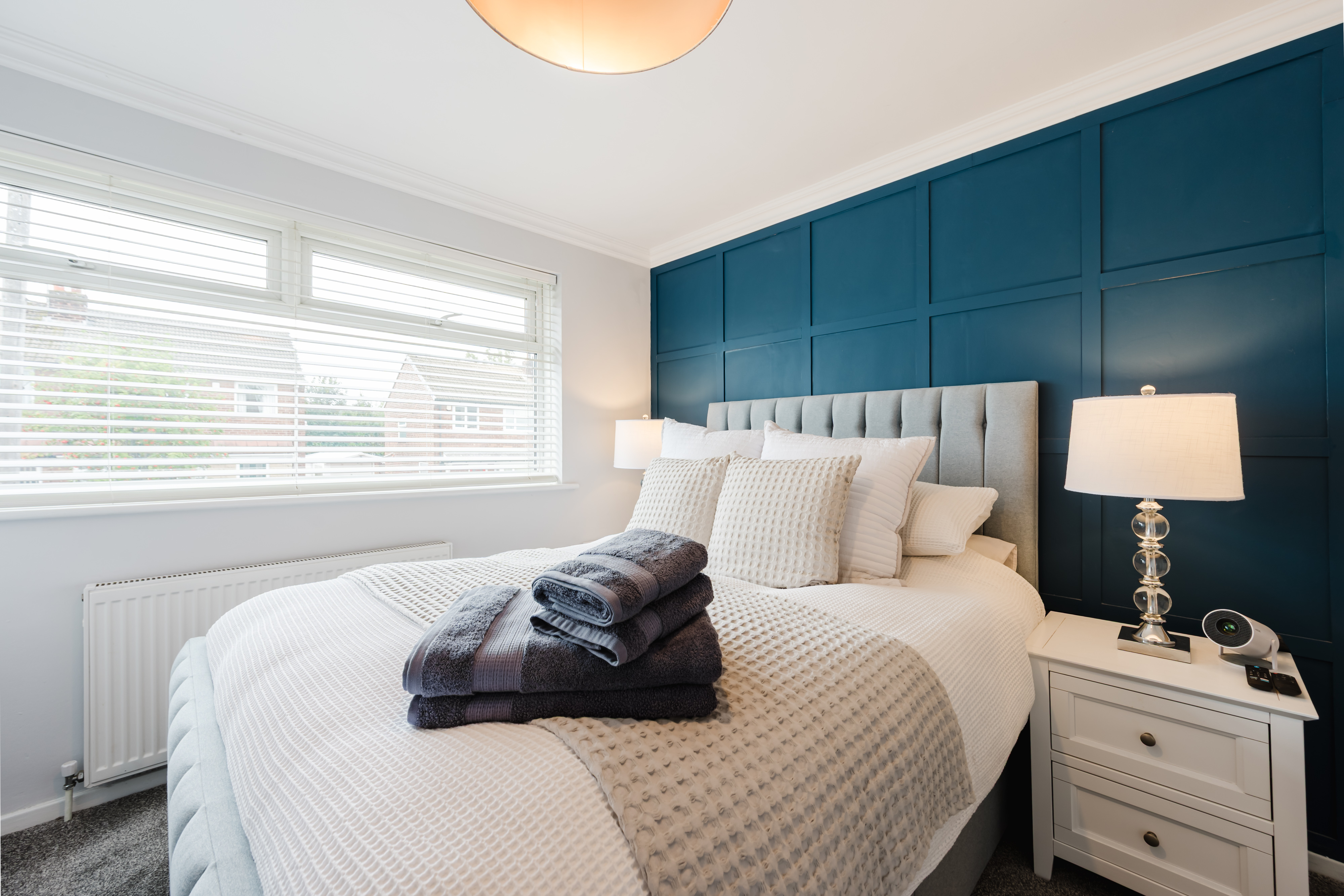Hulton House master bedroom storage