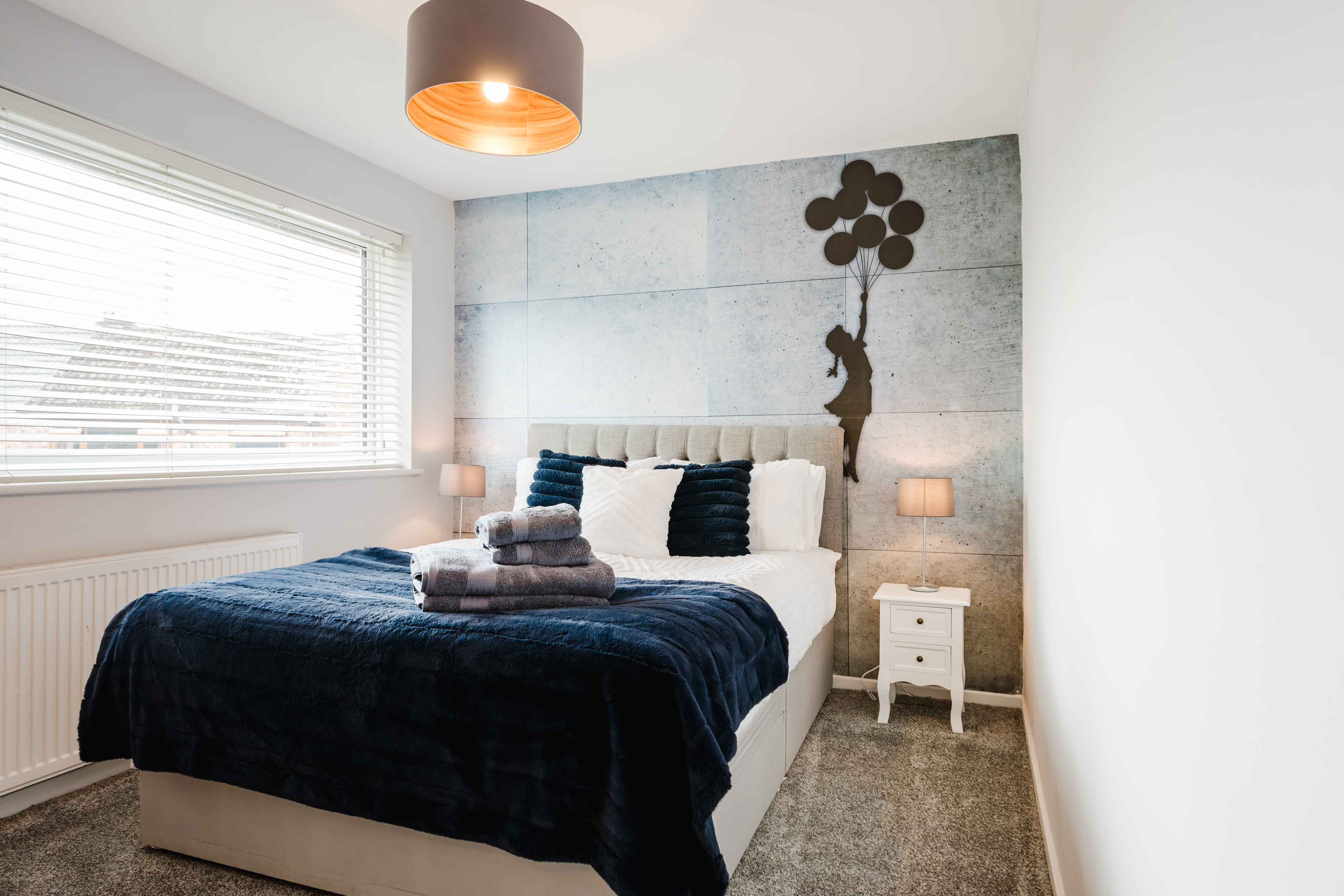 Hulton House second bedroom with double bed
