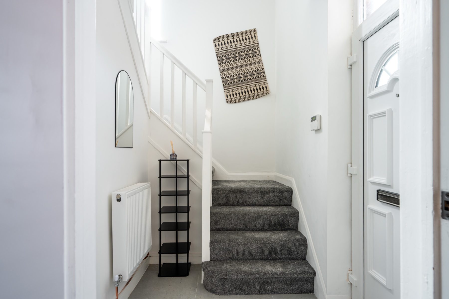 Lord Lodge hallway with stairs