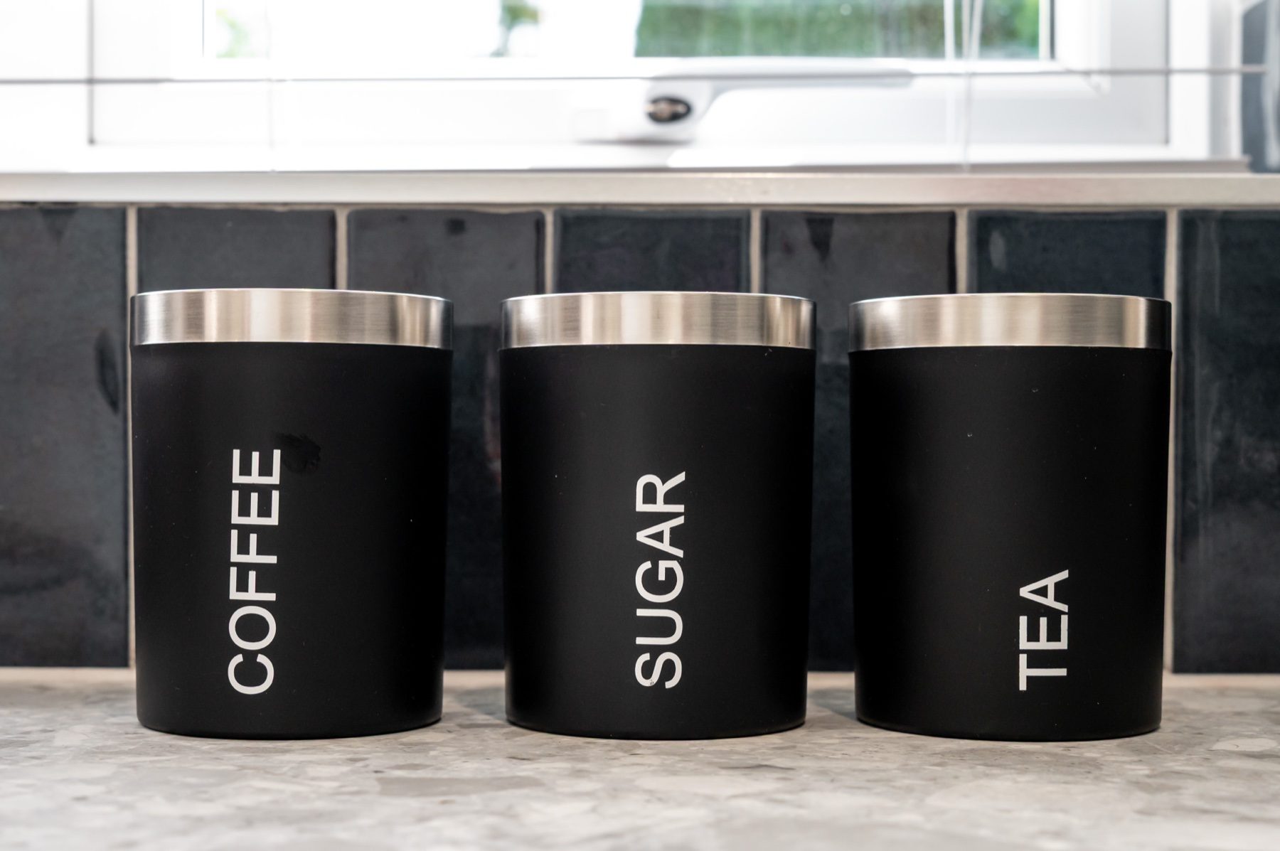 Lord Lodge tea coffee and sugar canisters