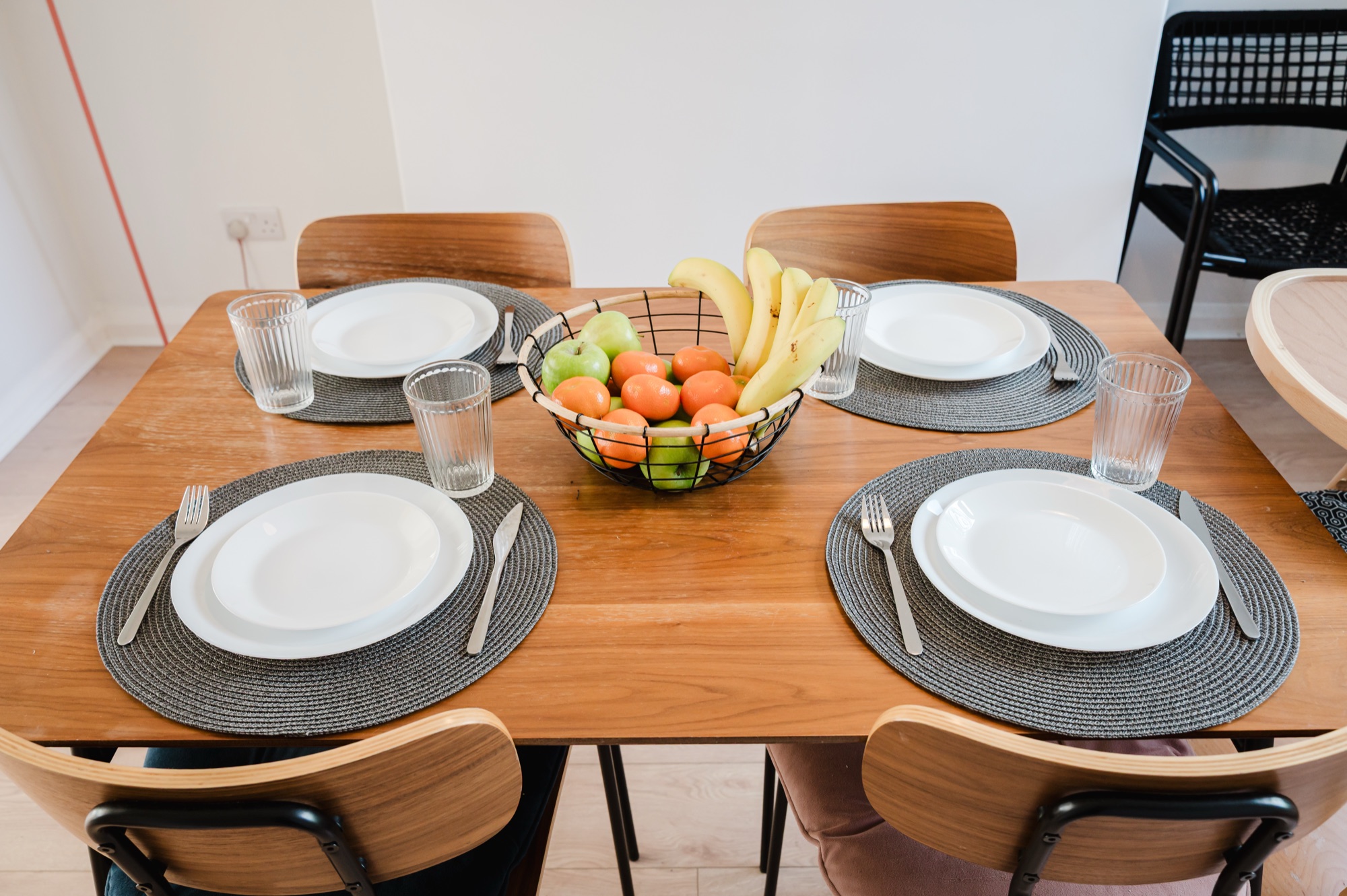 Parkland Place dining table setting