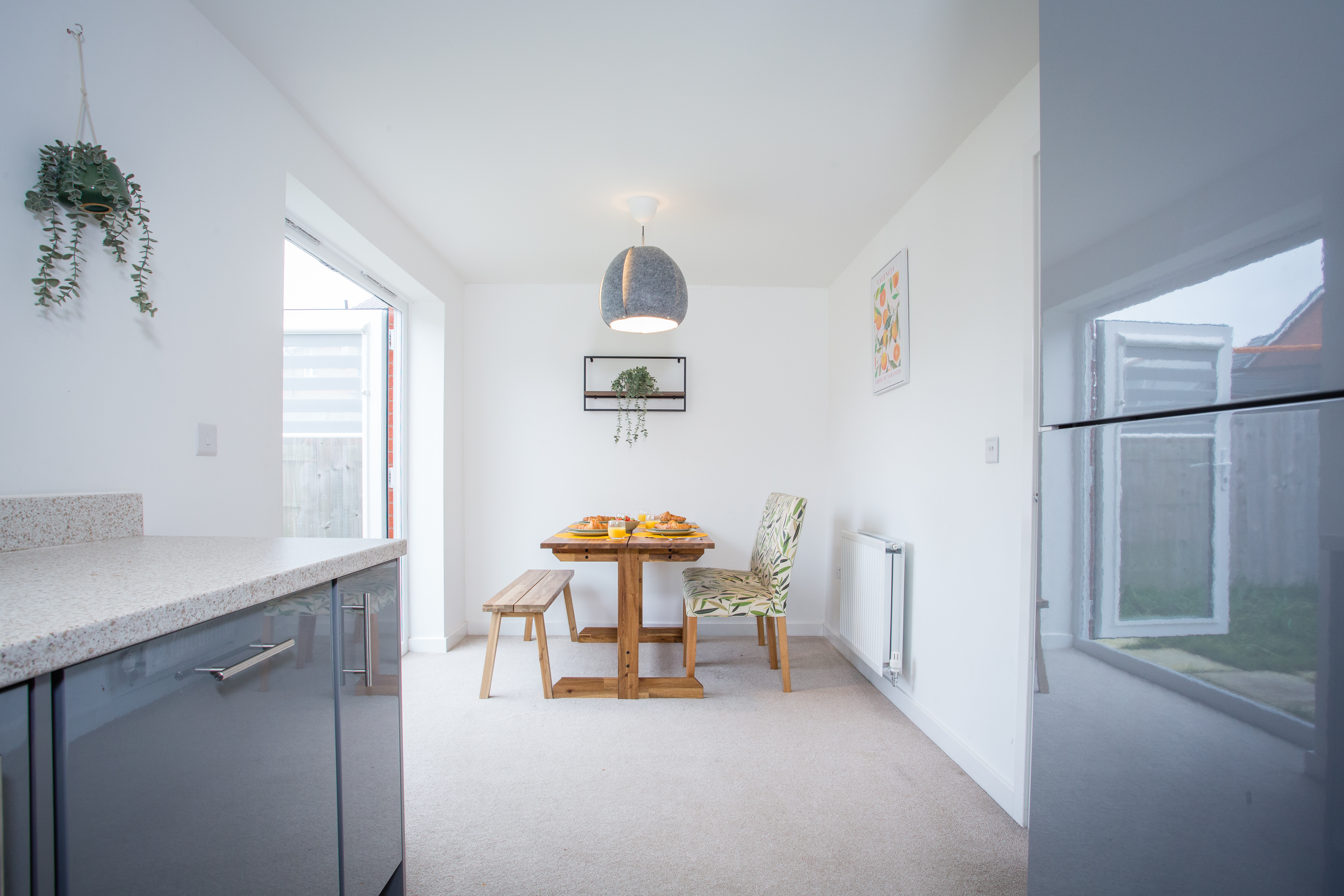 West Halt dining area view from kitchen