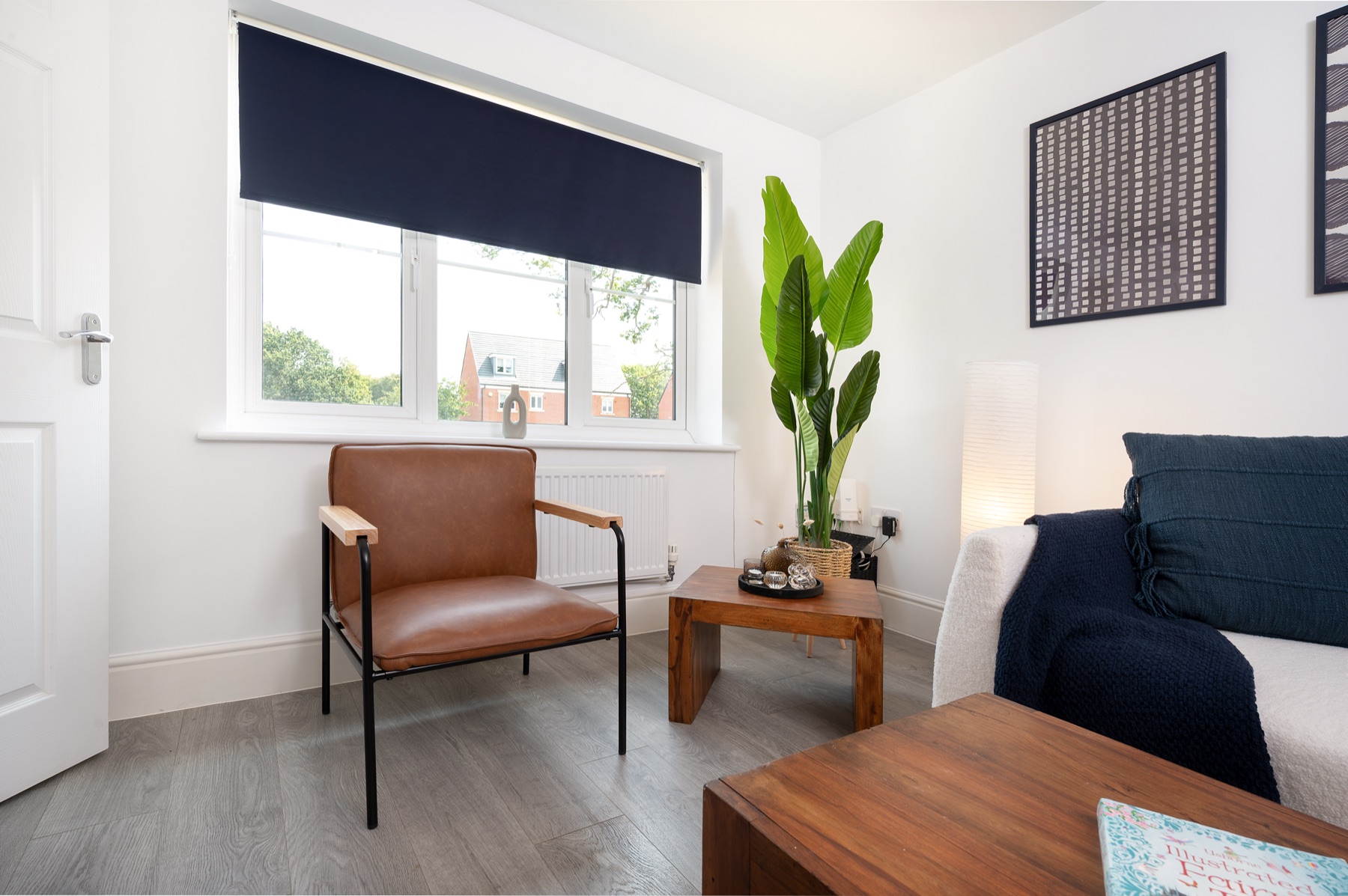 Loddon Lodge lounge chair and side table