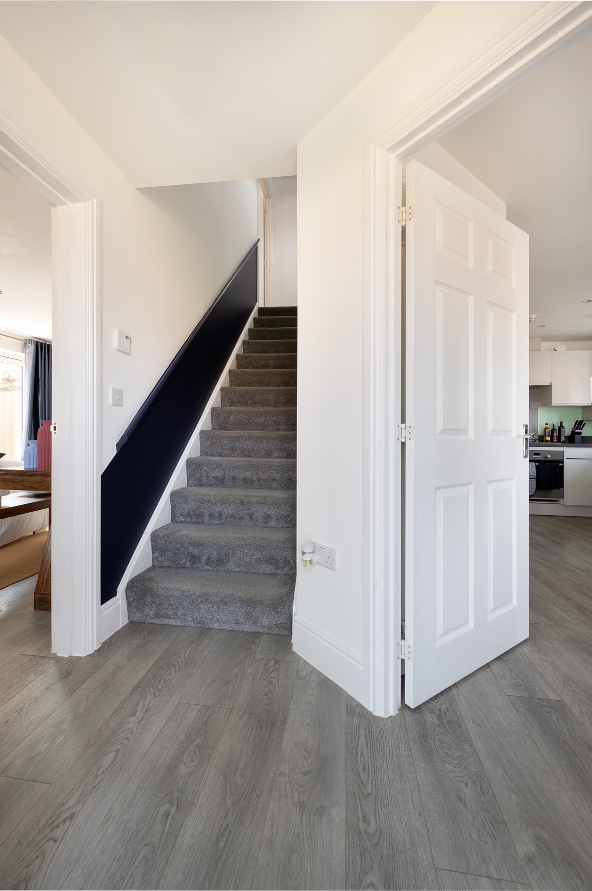 Loddon Lodge entrance hallway and stairs